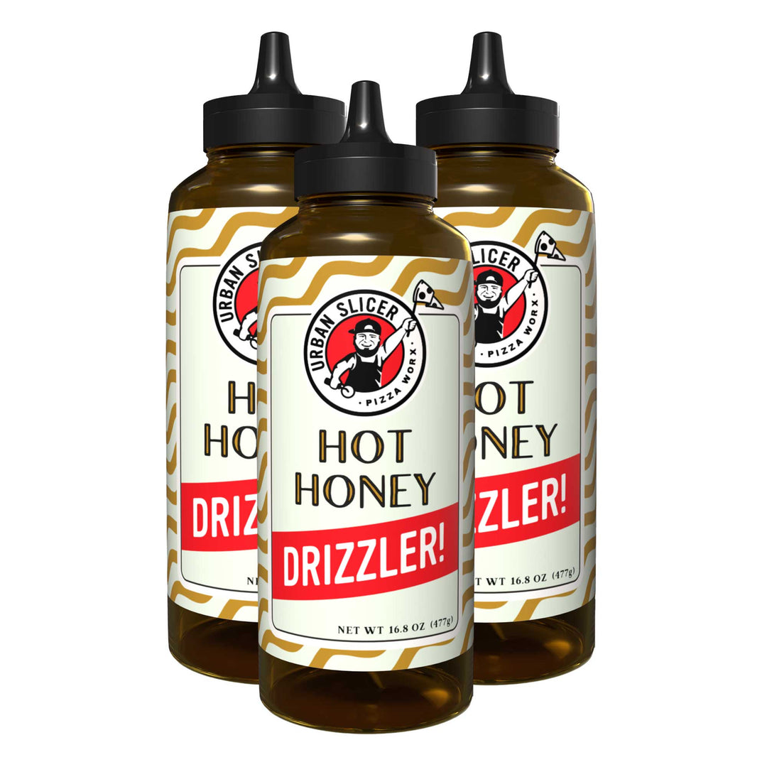 Hot Honey Drizzler | 16.8 oz | Urban Slicer Pizza Worx