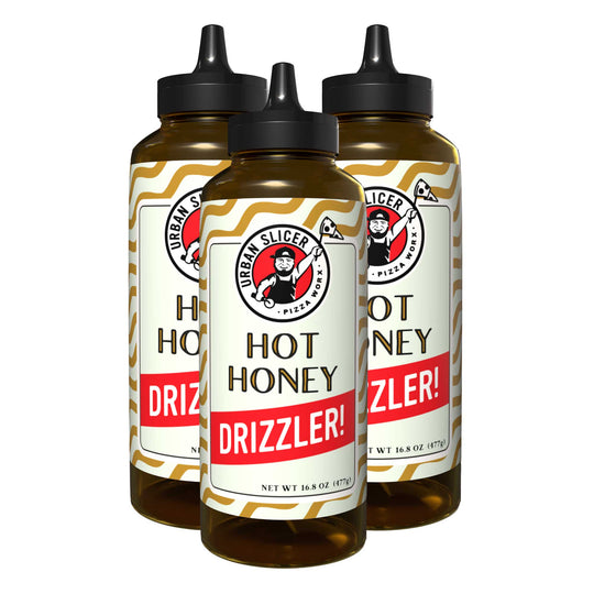Hot Honey Drizzler | 16.8 oz | Urban Slicer Pizza Worx