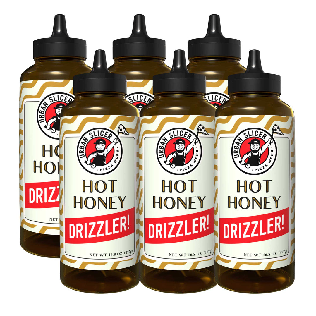 Hot Honey Drizzler | 16.8 oz | Urban Slicer Pizza Worx