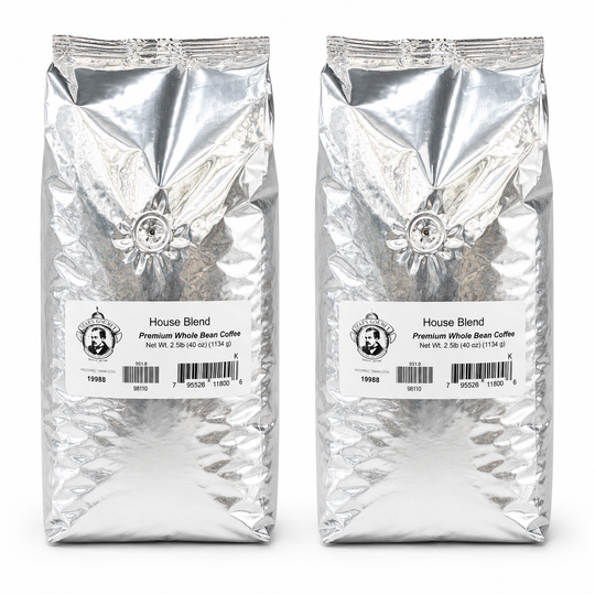Pear's House Blend Whole Bean Coffee | Pack of 2 | 2.5 lb. | Brenmar