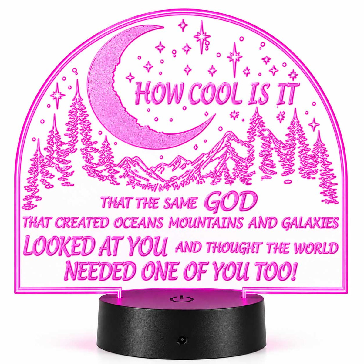 Inspirational LED Plaque