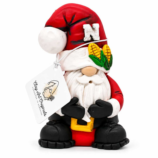 Husker Santa Gnome