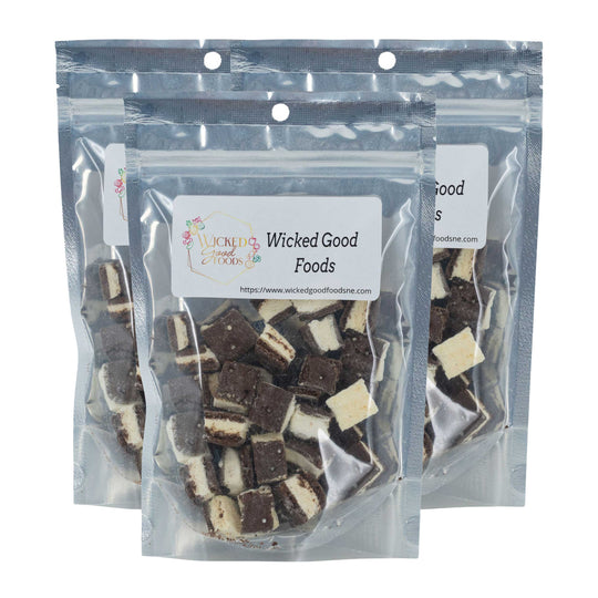 Freeze Dried Ice Cream Sandwich Bites | Pack of 3 | 3 oz | Vanilla or Mint | Wicked Good Foods