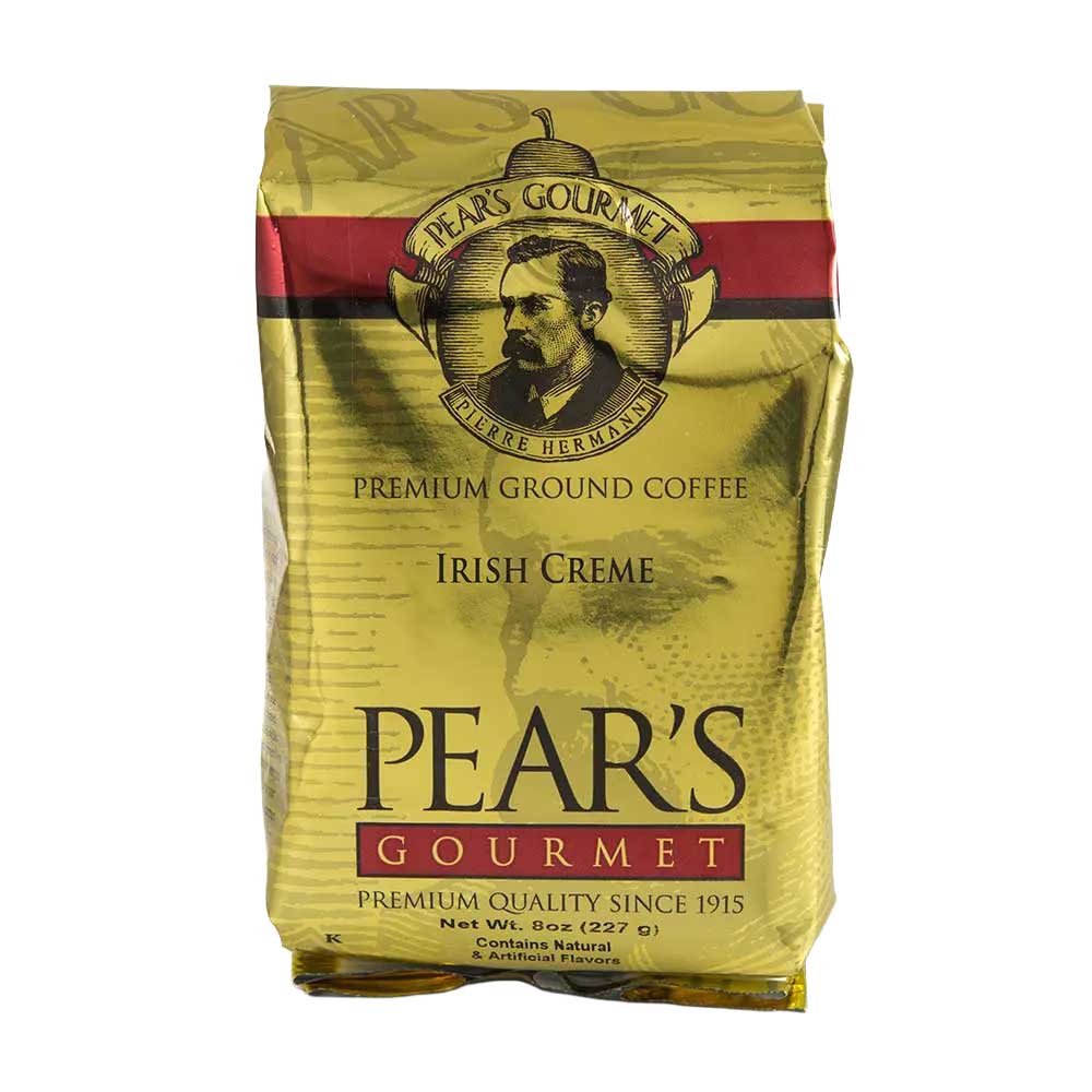 Pear's Irish Cream Ground Coffee | Pack of 2 | 8 oz | Brenmar