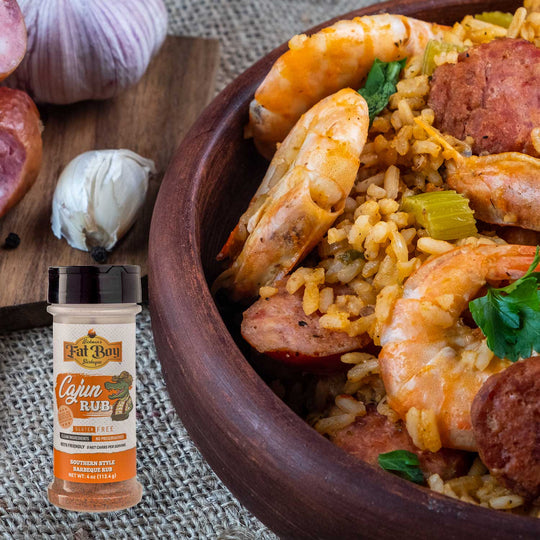Cajun Keto Friendly Natural BBQ Rub 4 oz | Gluten Free | Hickman's Fat Boy BBQ