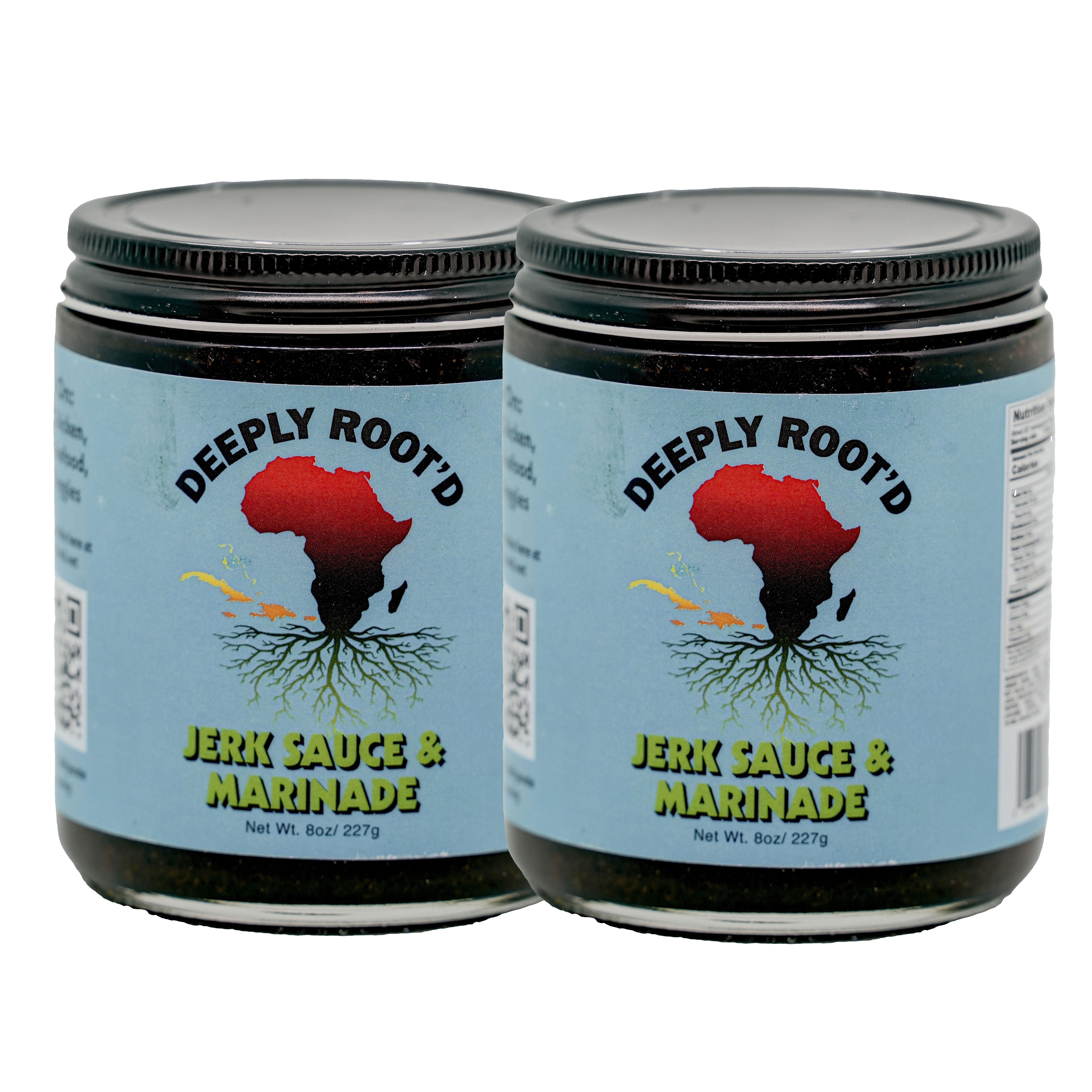 Jerk Sauce & Marinade | Pack of 2 | 8 oz | Deeply Root'd