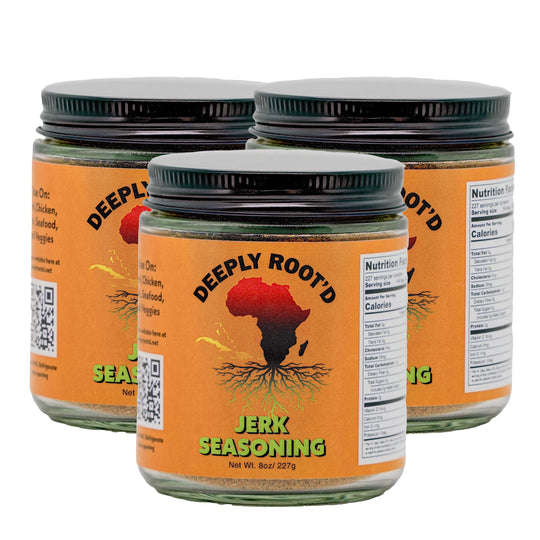 Jerk Seasoning | Pack of 3 | 8 oz | Deeply Root'd