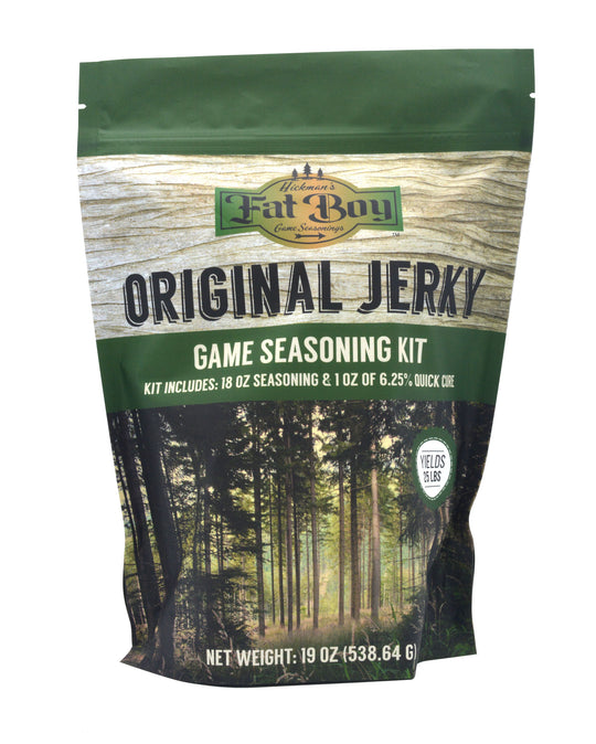 Fat Boy Game Seasonings Jerky Making Kit | For 25 lbs Of Meat | Made in Hickman, NE