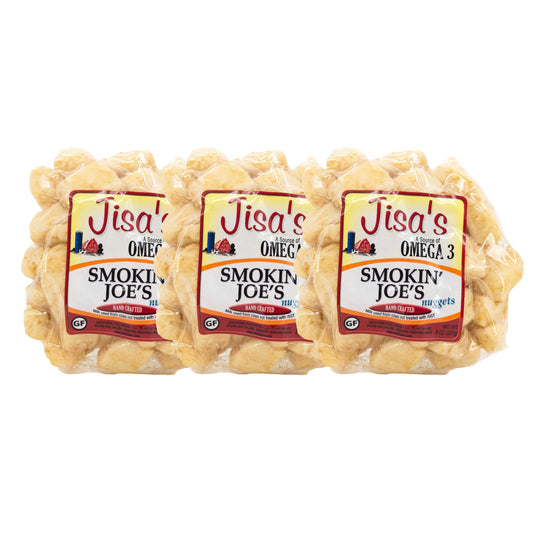 Smokin Joe's Cheese Nuggets | Pack of 3 | 8 oz | Jisa's Farmstead Cheese