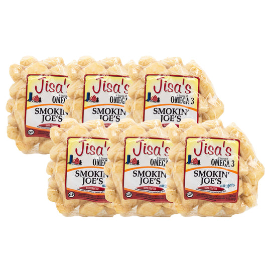 Smokin Joe's Cheese Nuggets | Pack of 6 | 8 oz | Jisa's Farmstead Cheese