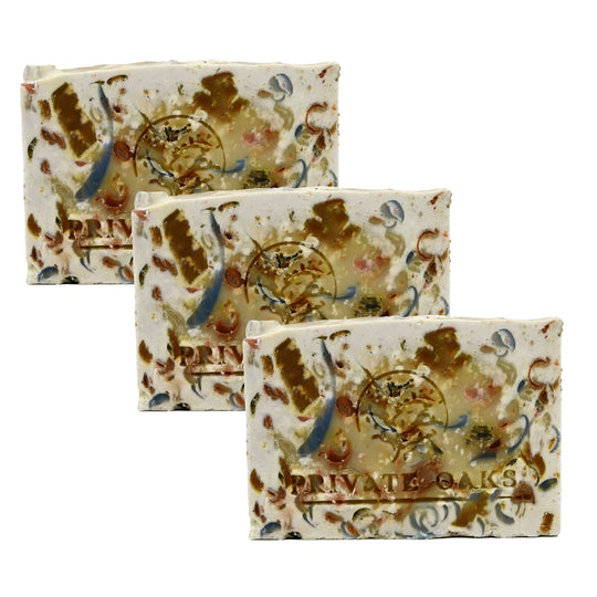 Laced Bar Soap | Pack of 3 | 5 oz | Private Oaks Soap Co.