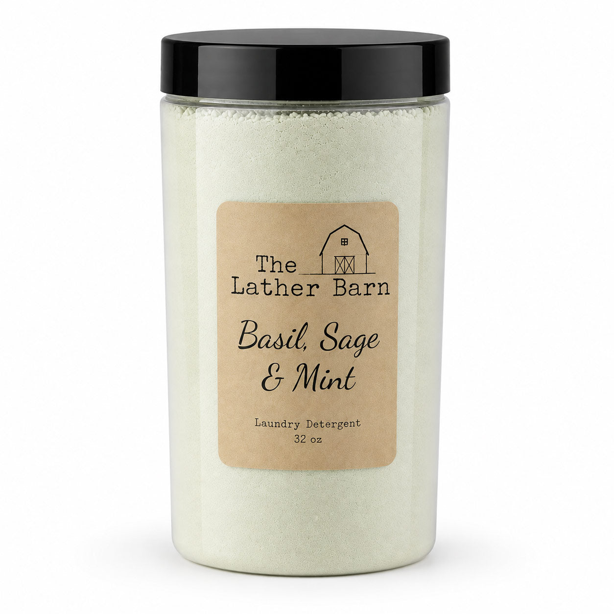 The Lather Barn Basil, Sage & Mint Laundry Detergent