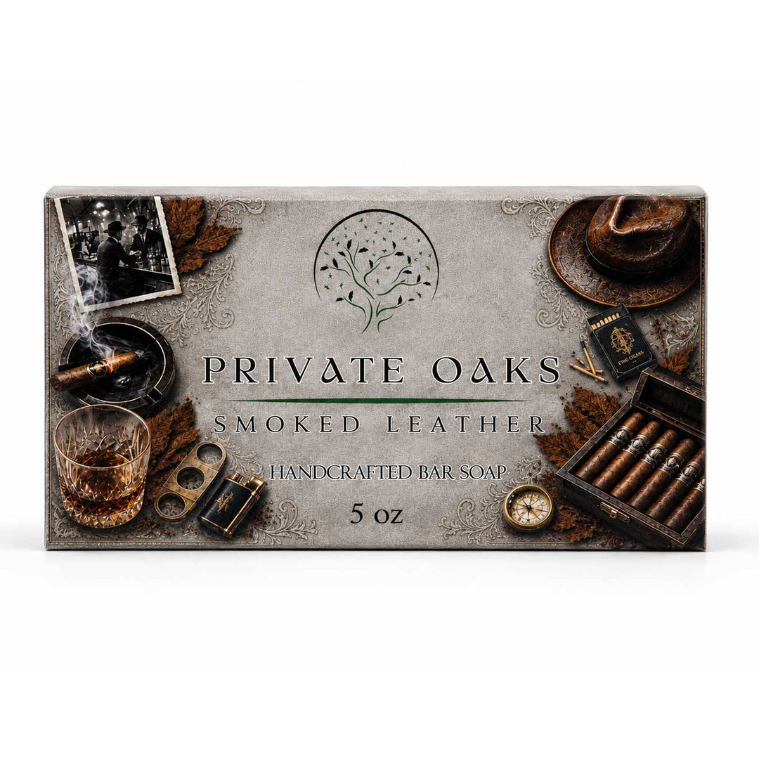 Private Oaks Smoked Leather Soap