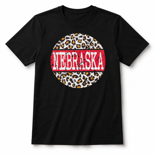 Nebraska Leopard Onesie | Adult Sizes | Pretty & Fabulous