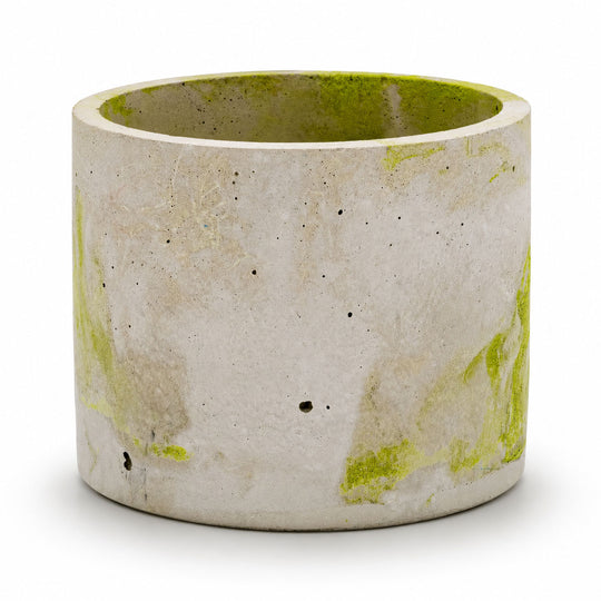Lime Marble Concrete Pot