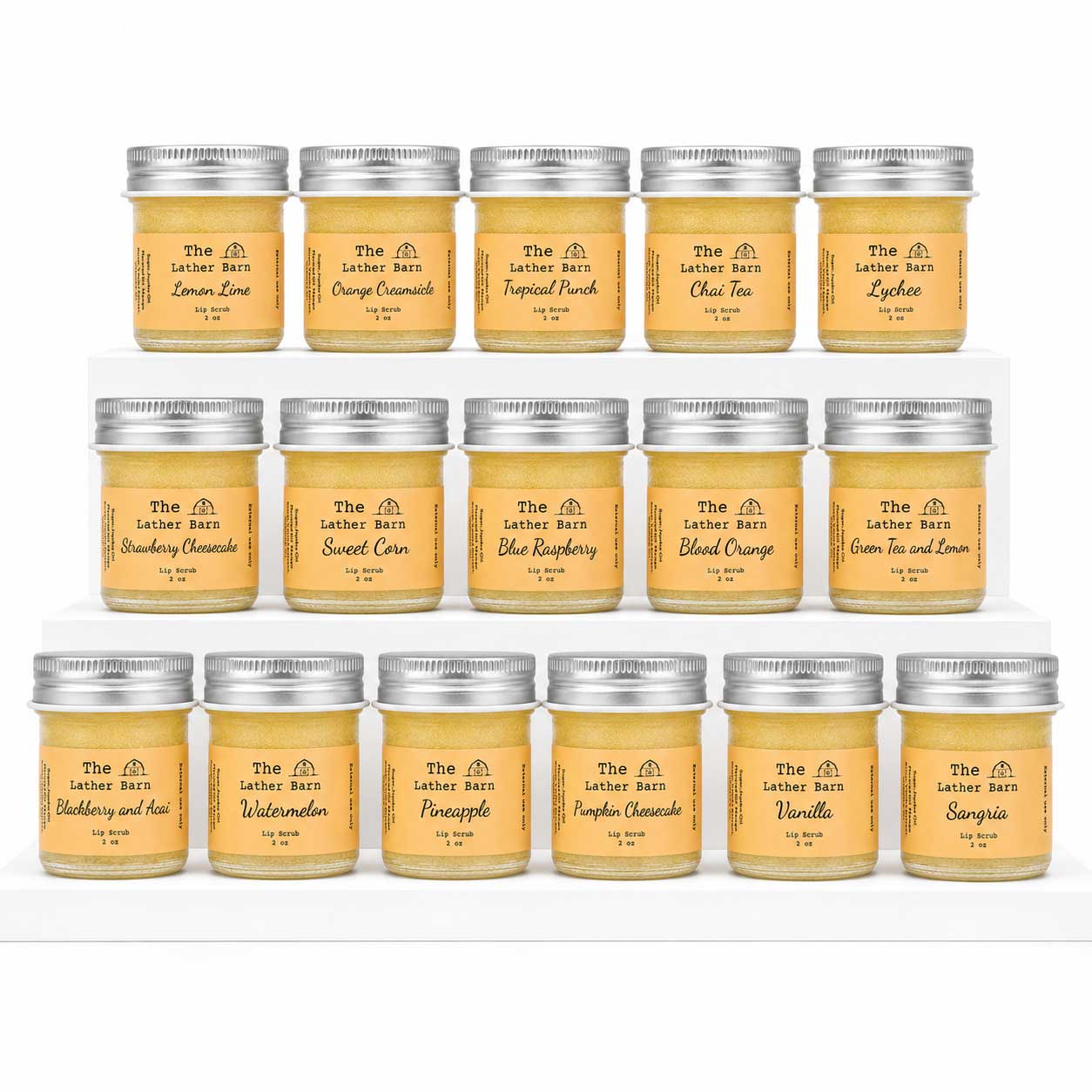 The Lather Barn Collection of Lip Scrubs