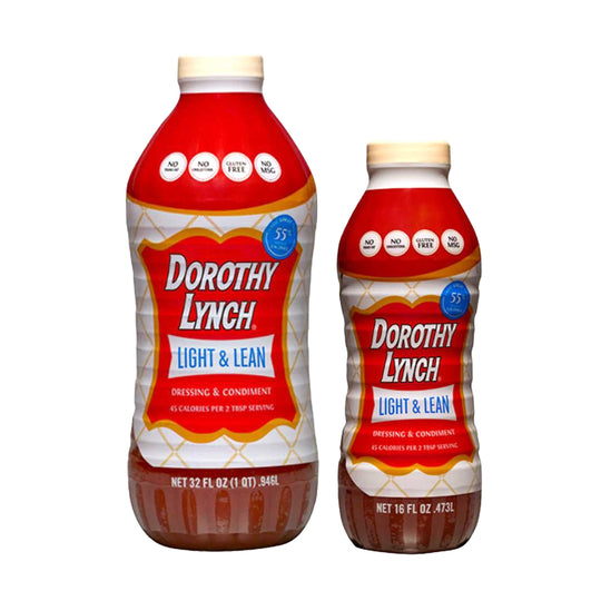 Light and Lean Dorothy Lynch Salad Dressing | 16 oz and 32 oz | Combo Pack | Gluten Free