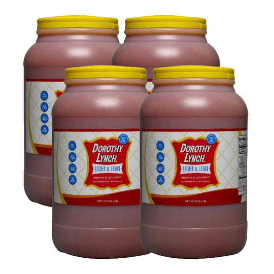 Light and Lean Dorothy Lynch Salad Dressing | Pack of 4 | Gallon | Gluten Free