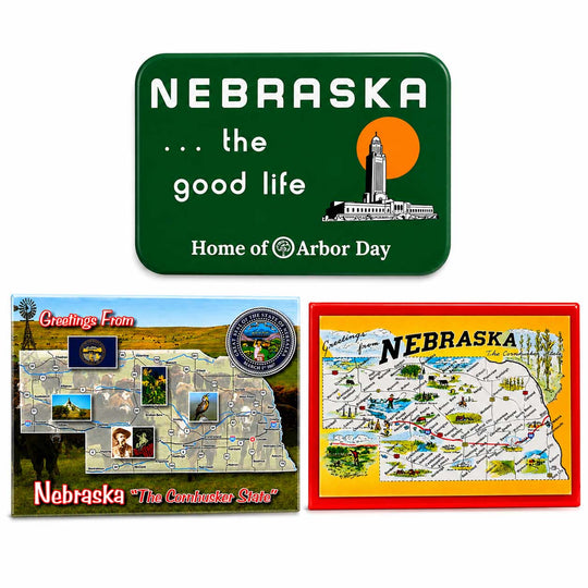 Nebraska Magnet Bundle | 4" x 2" | Nebraska State Historical Society