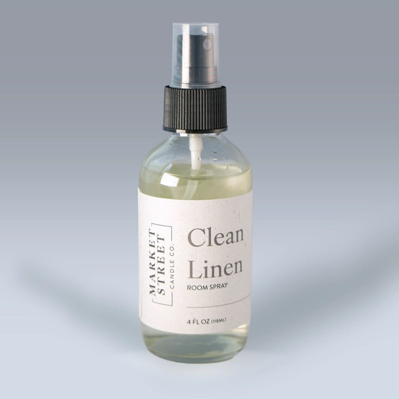 Room Spray | Clean Linen | 4 oz. | Fresh, Clean Scent | Odor-Fighting Agents | Freshens Up Any Room | Rejuvenating & Refreshing Aroma