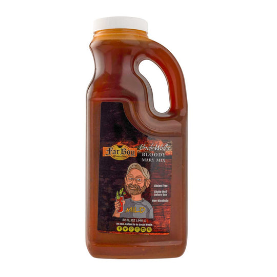 Uncle Walt’s Bloody Mary Mix | Mild & Spicy | Gluten Free | Hickman's Fat Boy BBQ