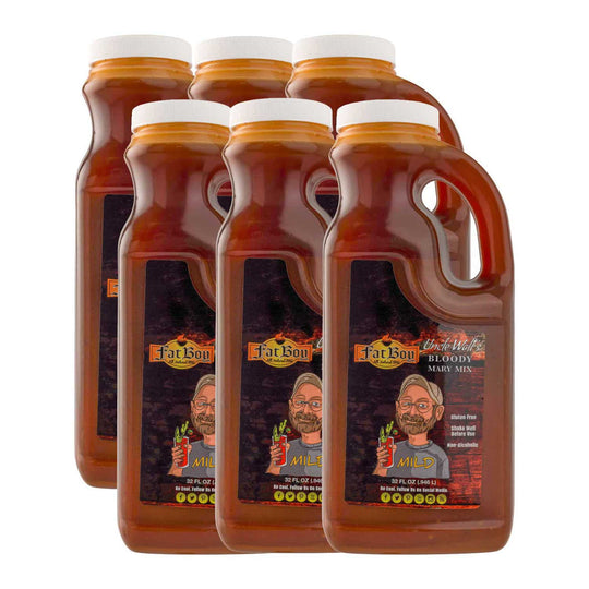 Uncle Walt’s Bloody Mary Mix | Pack of 6 | Mild & Spicy | Gluten Free | Hickman's Fat Boy BBQ