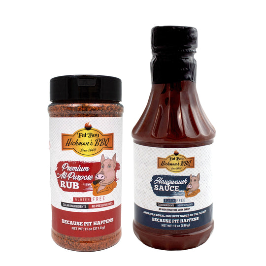 Mild Rub and Sauce Package | Gluten Free | Hickman's Fat Boy BBQ
