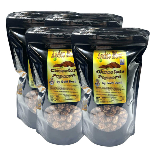 Mint Chocolate Covered Popcorn | Pack of 4 | 6 oz | Non-GMO | Gold Dust Kettle Corn