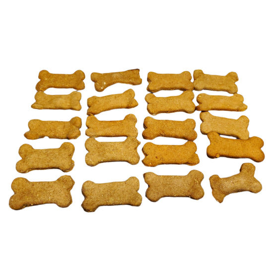 Bag O' Bones Molasses & Oat Dog Biscuits | 20 Biscuits | Dogalicious