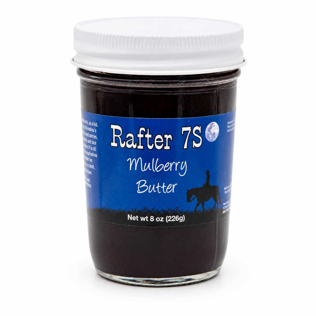 Mulberry Butter on White Background
