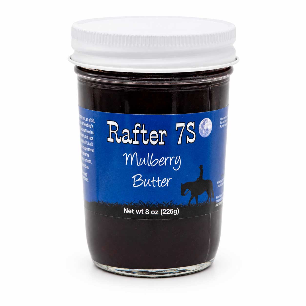 Mulberry Butter on White Background