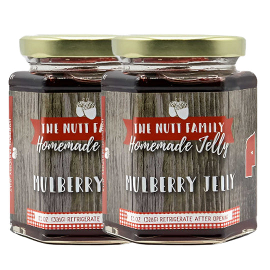 Mulberry Jelly | Pack of 2 | 11.5 oz | Nutt Family Jams & Jellies