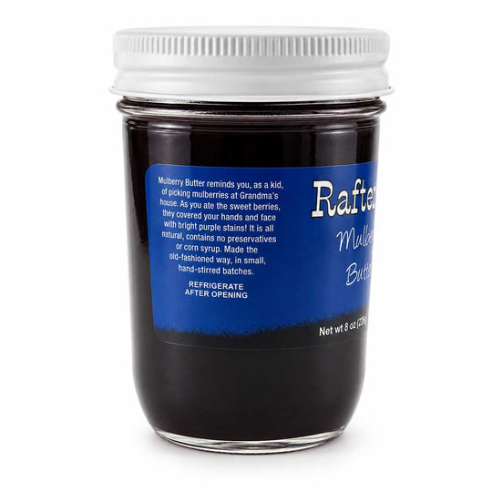 Mulberry Butter on White Background
