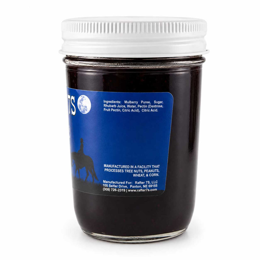 Mulberry Butter on White Background