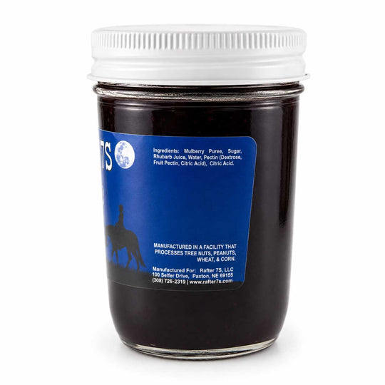 Mulberry Butter on White Background