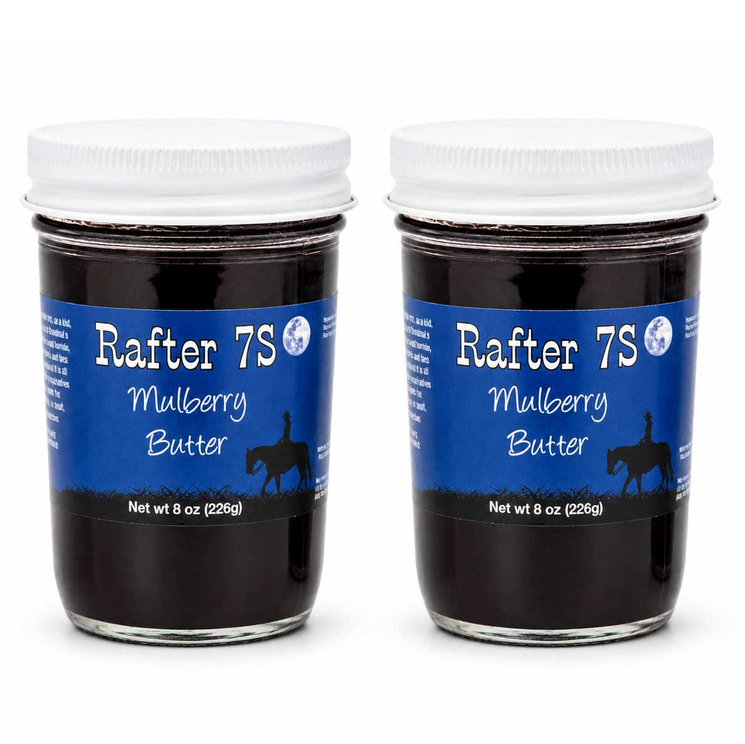 Mulberry Butter on White Background