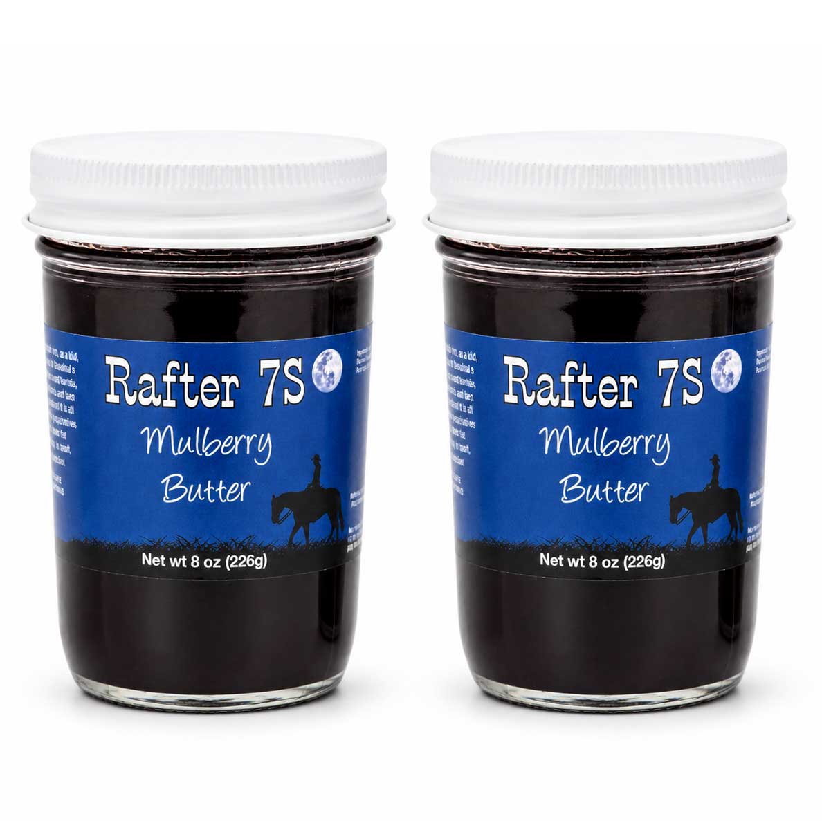 Mulberry Butter on White Background