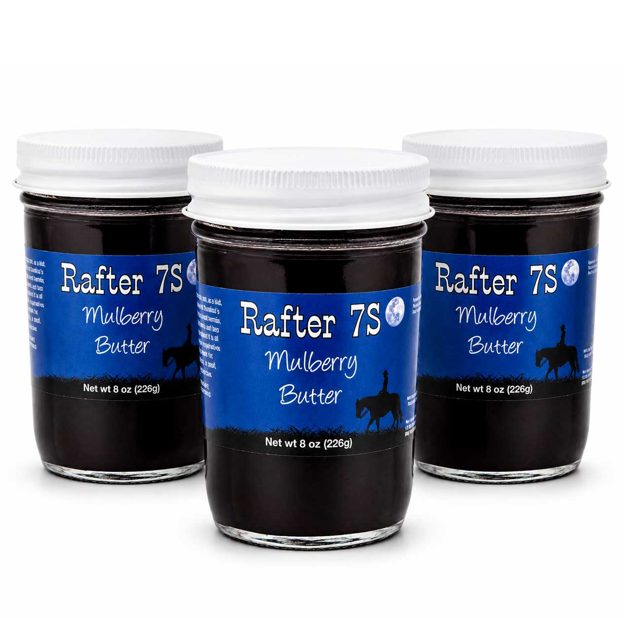 Mulberry Butter on White Background