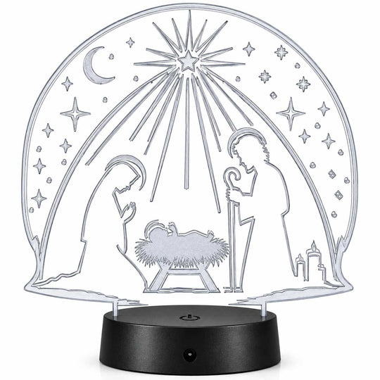 Nativity LED Plaque