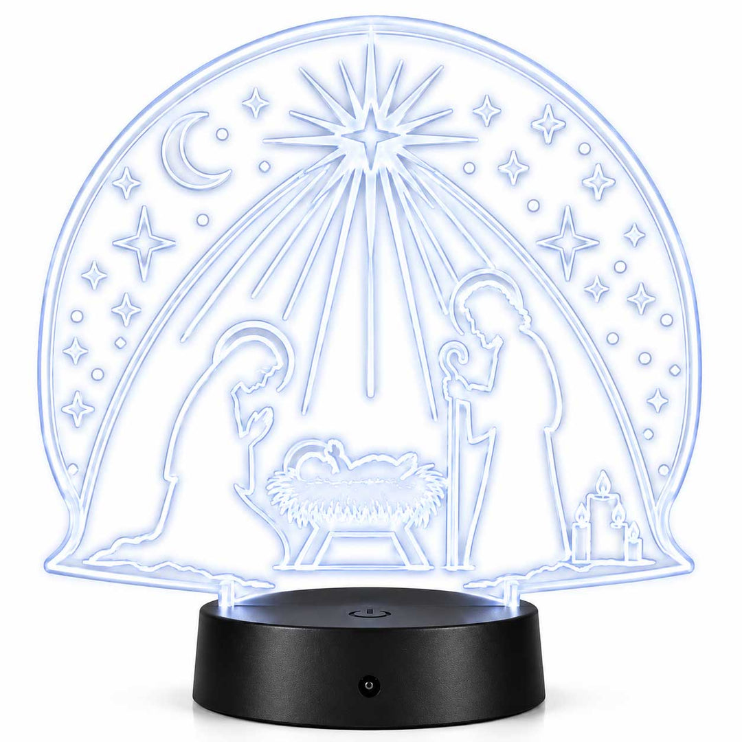 Nativity LED Plaque