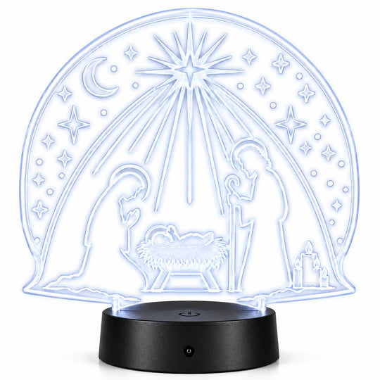 Nativity LED Plaque