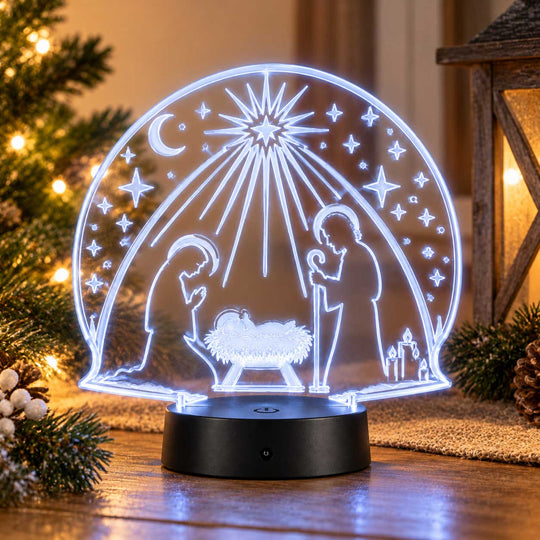 Nativity LED Plaque