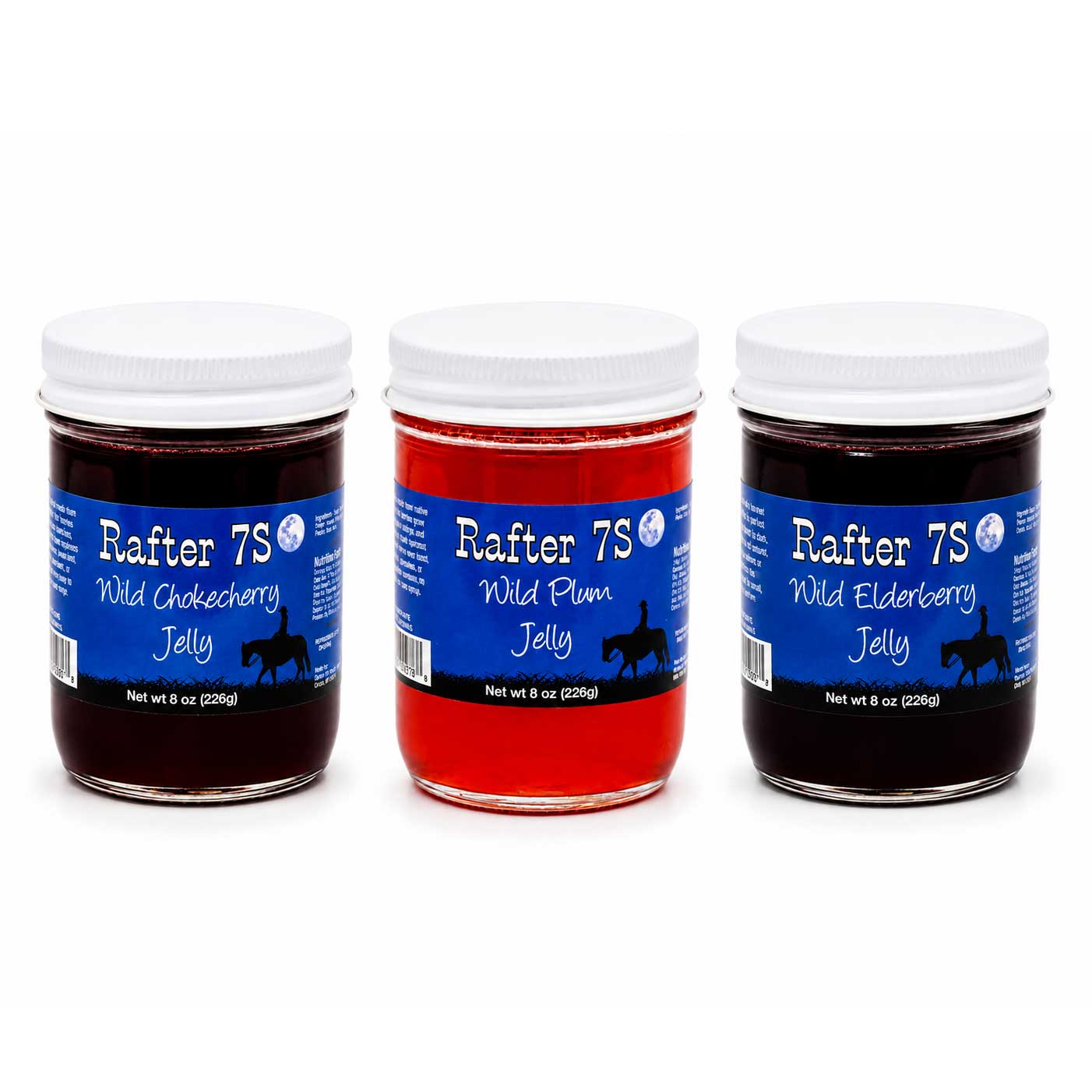 Nebraska Wild Fruit Jelly Collection