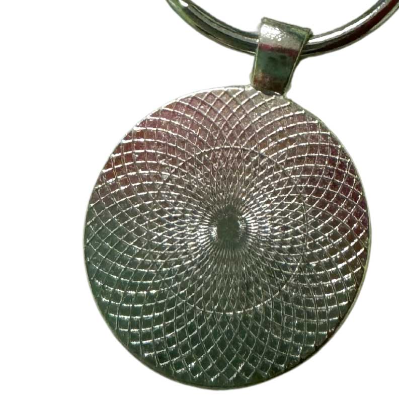 Key Chain With Nebraska State Bird Charms | Multiple Color Options | 1 1/4" Nickel Split Key Ring | Create