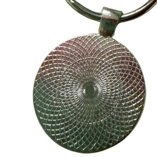 Key Chain With Nebraska State Bird Charms | Multiple Color Options | 1 1/4" Nickel Split Key Ring | Create