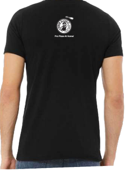 Urban Slicer Pizza Worx T-Shirt | Black with Small Back Logo | Urban Slicer Pizza Worx