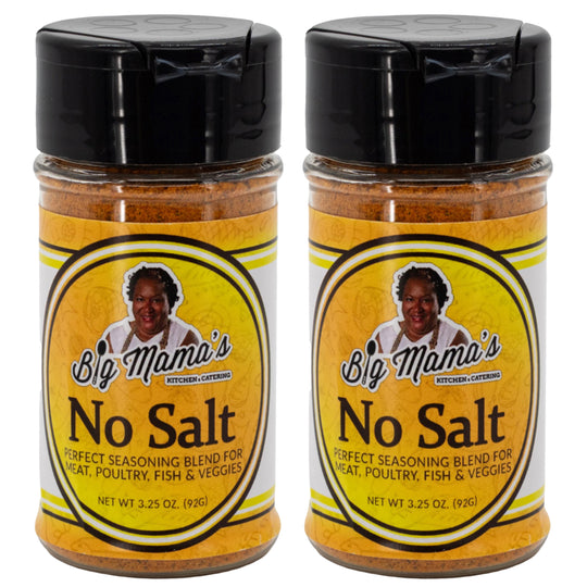 Big Mama's No Salt Seasoning | Pack of 2 | 3.25 oz | Big Mama's Kitchen & Catering