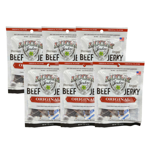 Original Beef Jerky | Pack of 6 | 1.5 oz | Nebraska Star Beef