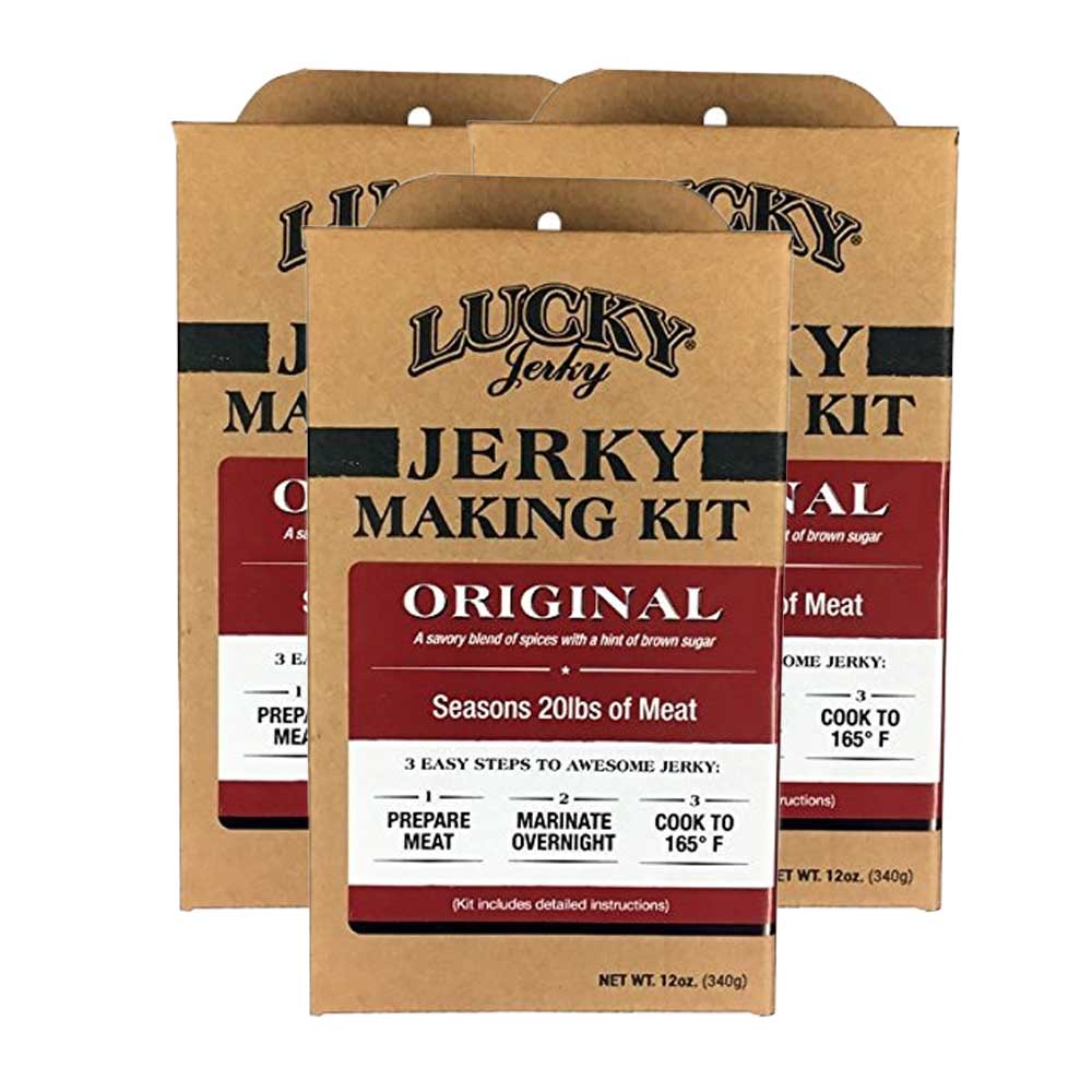 Lucky Jerky Making Kit packaging on a white background