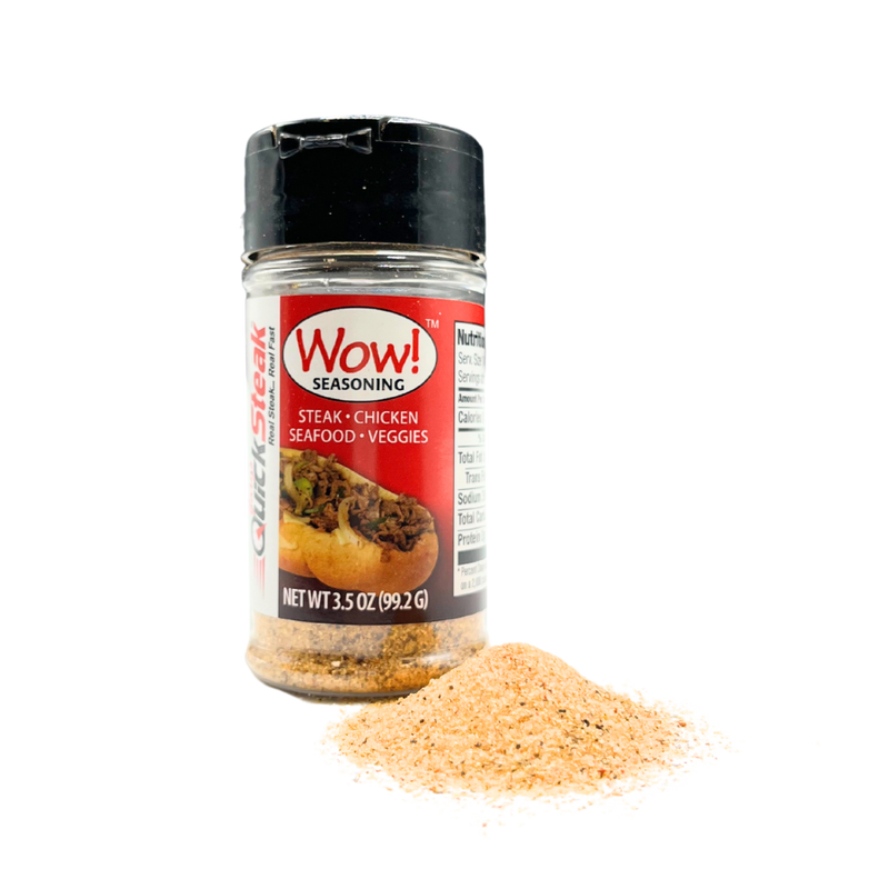 Wow! Seasoning | 3.5 oz. Bottle | Best Multipurpose Seasoning | No MSG | Savory and Satisfying Flavor | Single Bottle | Shipping Included | Delicious Blend Of Savory Spices | Adds A Flavor-Packed Taste To Any Dish